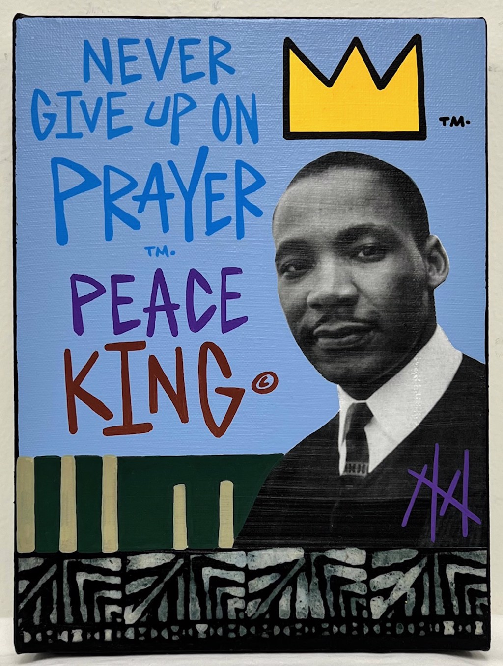 MLK "Peace King" by Milton Bowens