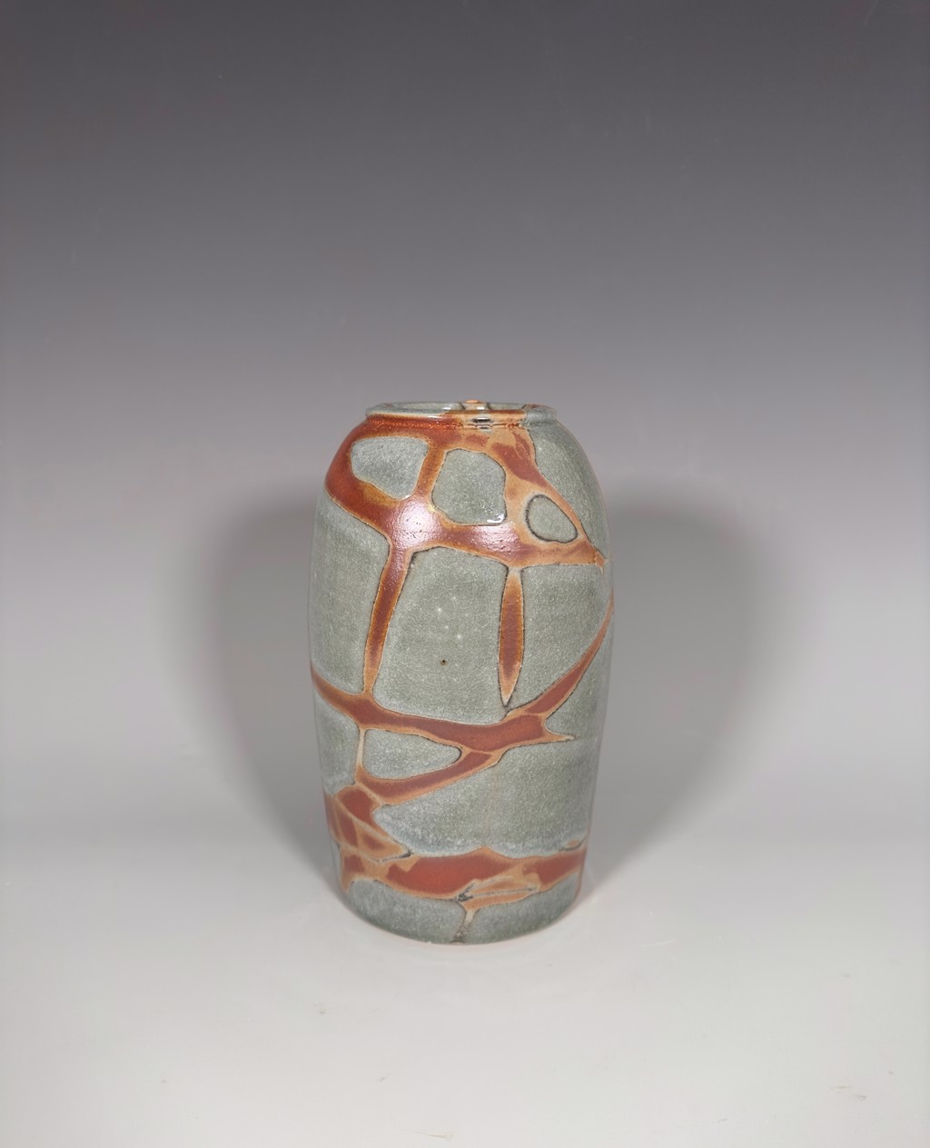 Medium Shino Vase by William Mantor