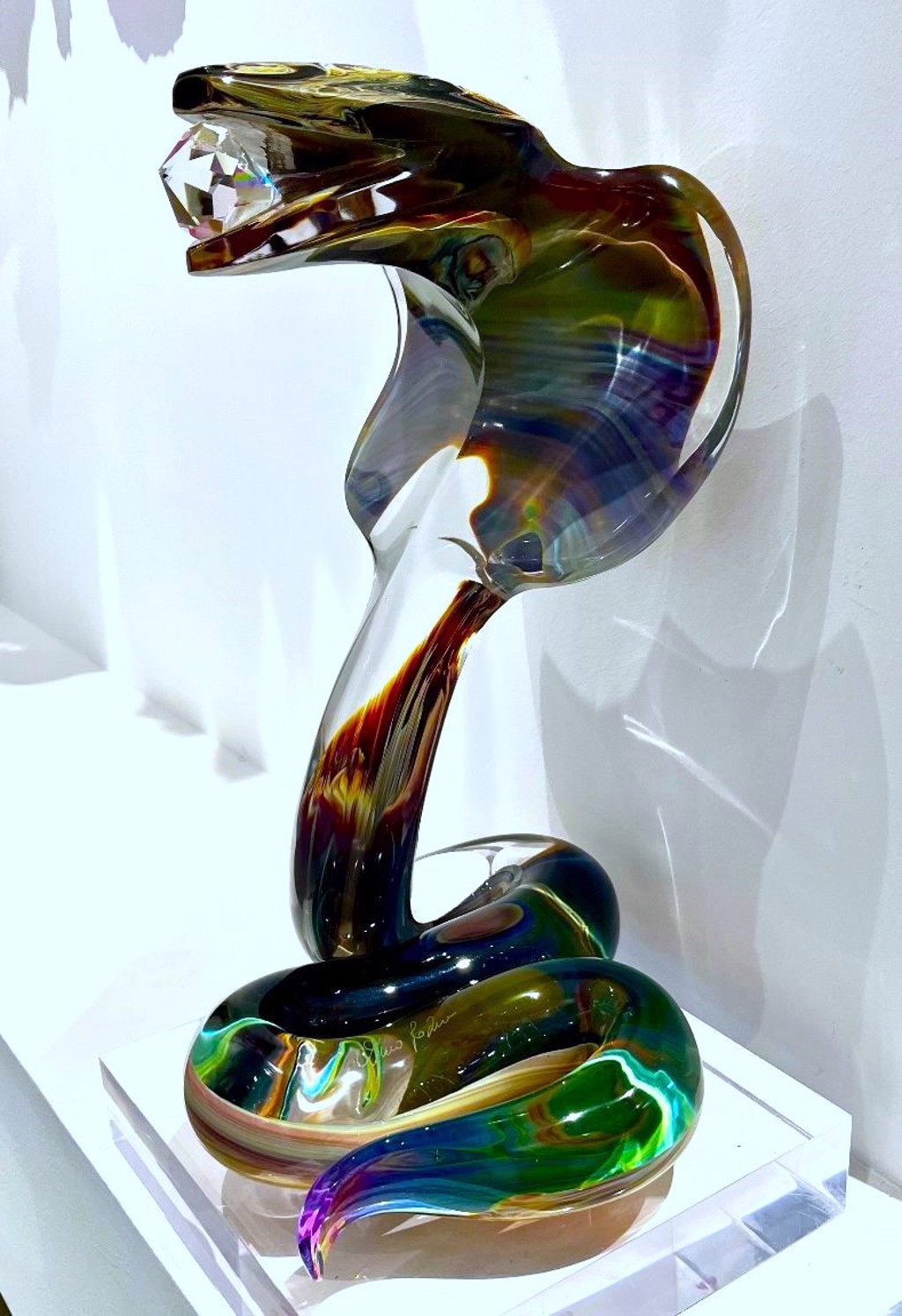 Cobra with Diamond by Dino Rosin