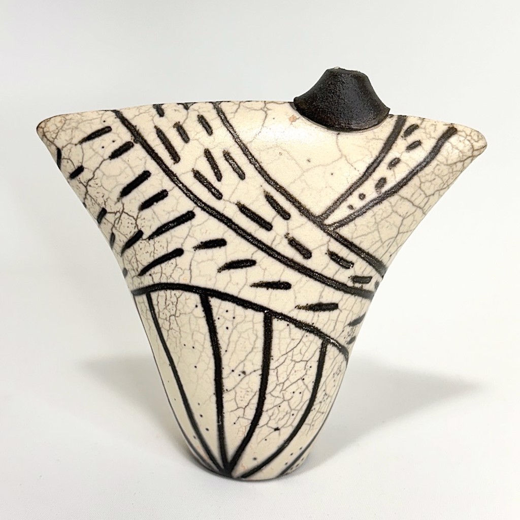 Black and White Bottle by Sue Morse