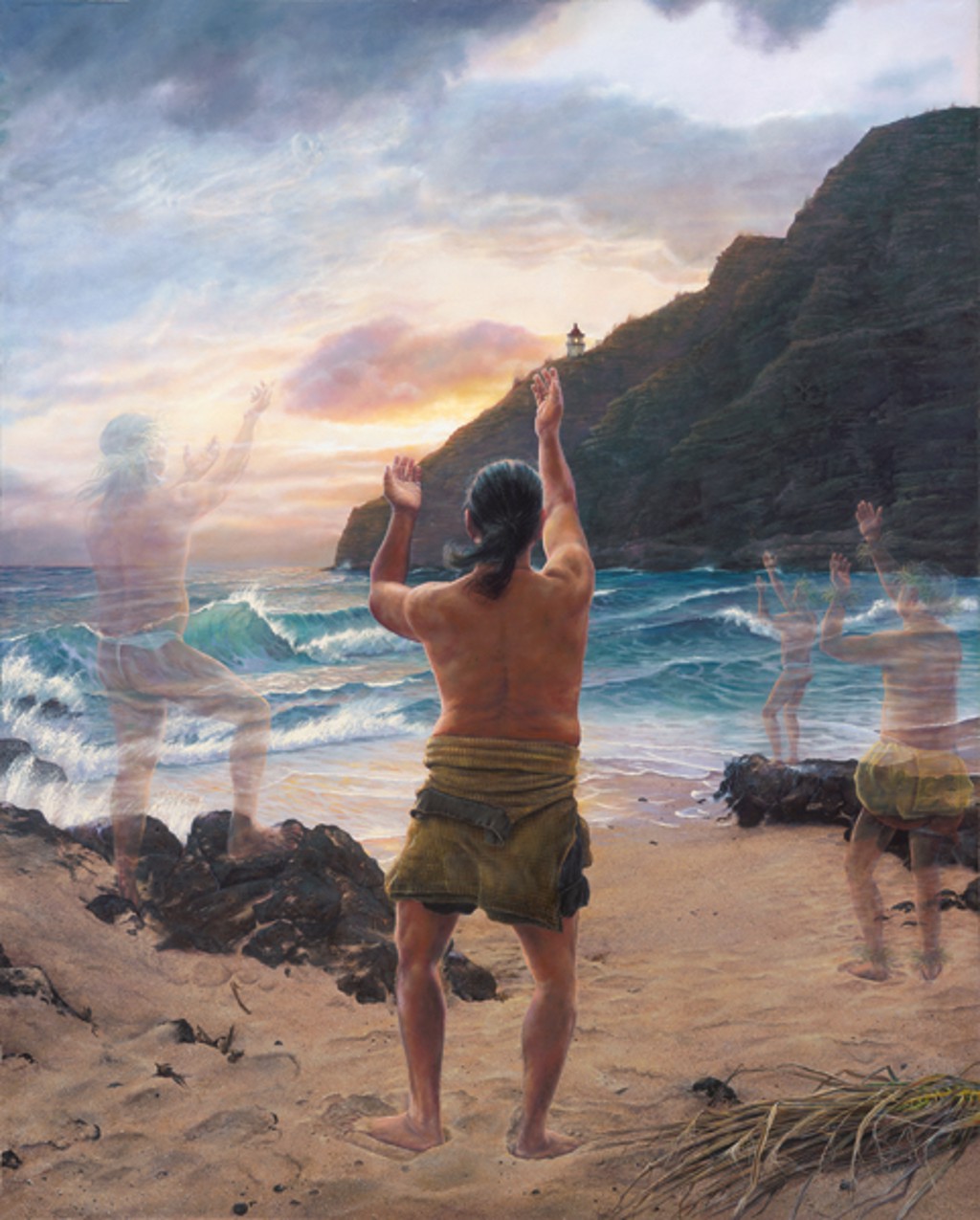Chanters- Ke Au Hou  (FRAMED) by Leohone Magno