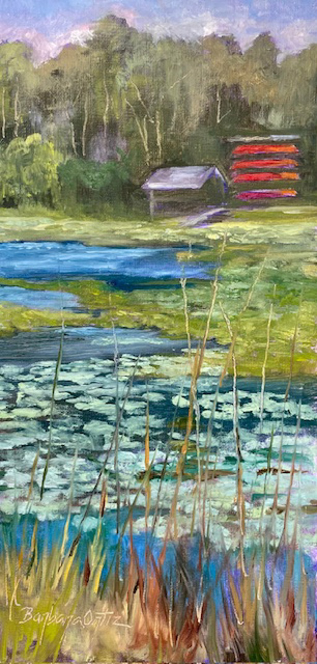 Across The Lake by Barbara Ortiz