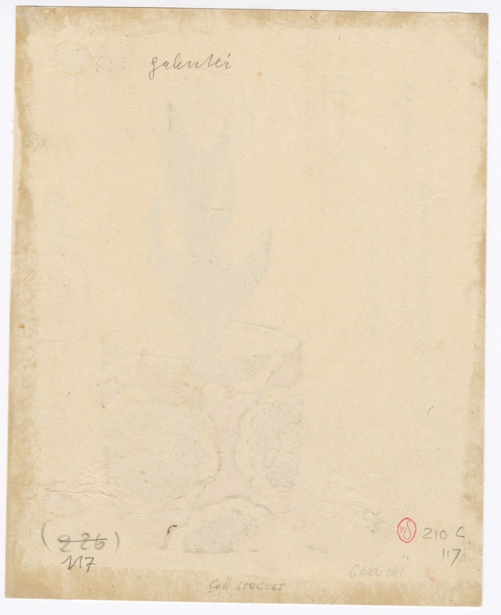 New Years Card with an Adonis Plant by Gakutei