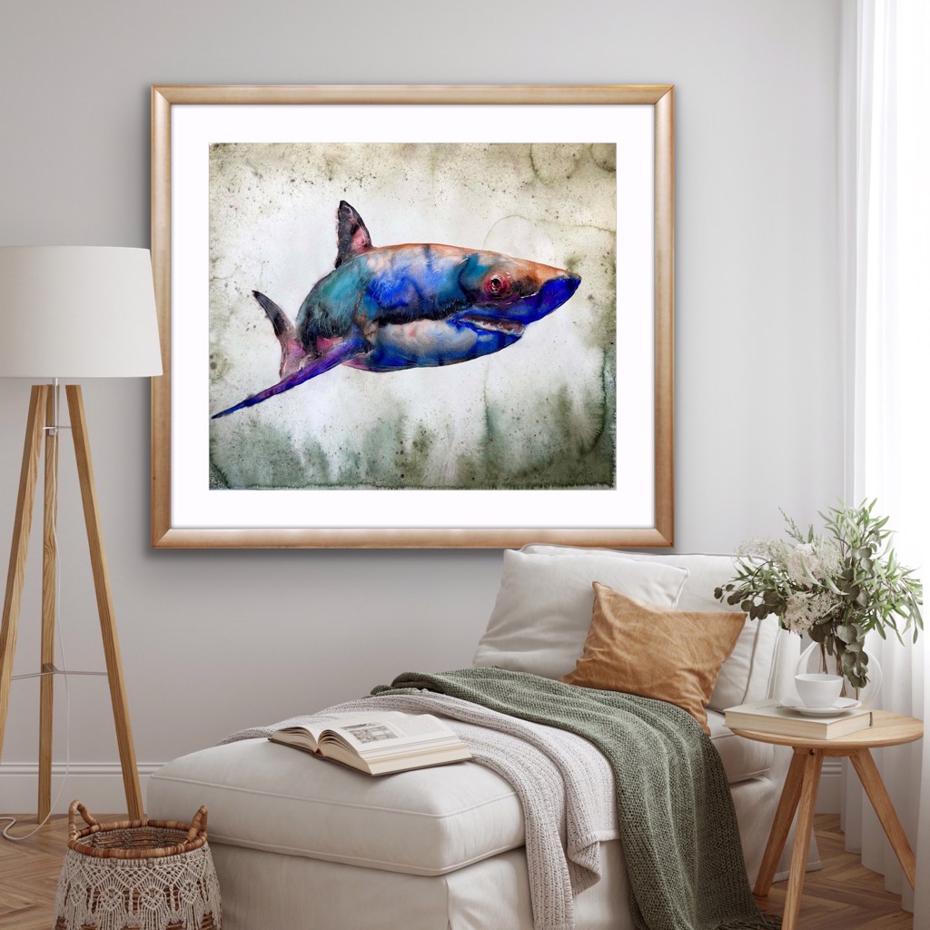 Blue Shark by Carol Carter