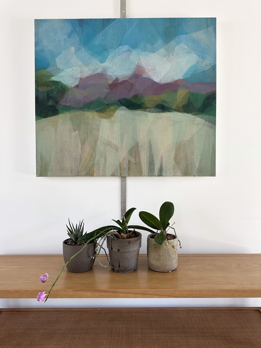 (uhuru) cloud cover at kaupo moku by Katherine Sandoz