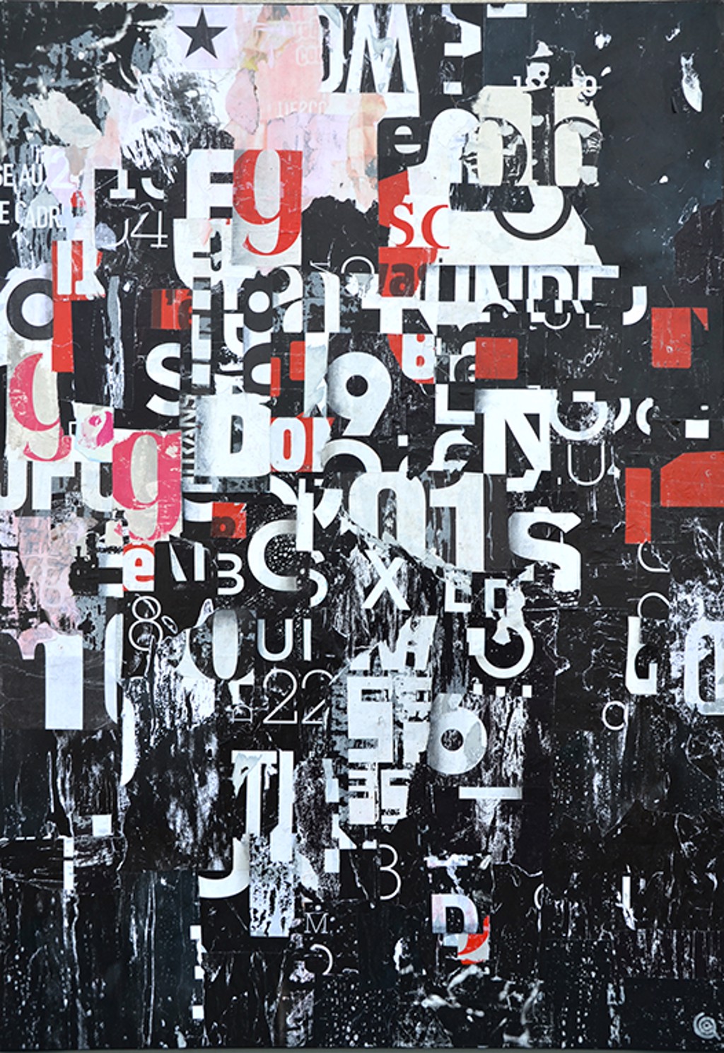 Passage de l" Argue Collage by Sylvie Perrin