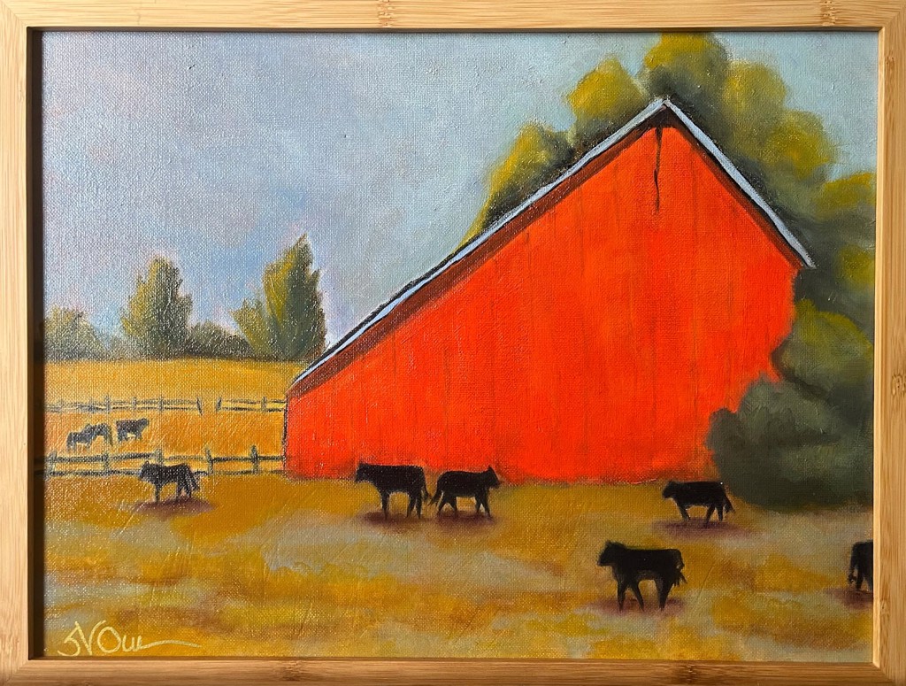 Barns and Cows by Sharon Owsley