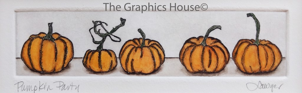 Pumpkin Party (unframed) by Anne Sawyer