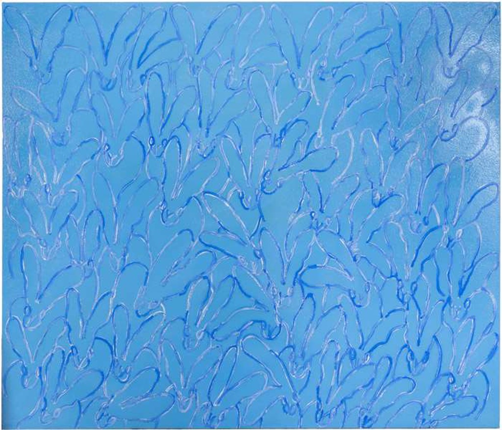Blue Tangle 5 by Hunt Slonem | Laura Rathe Fine Art