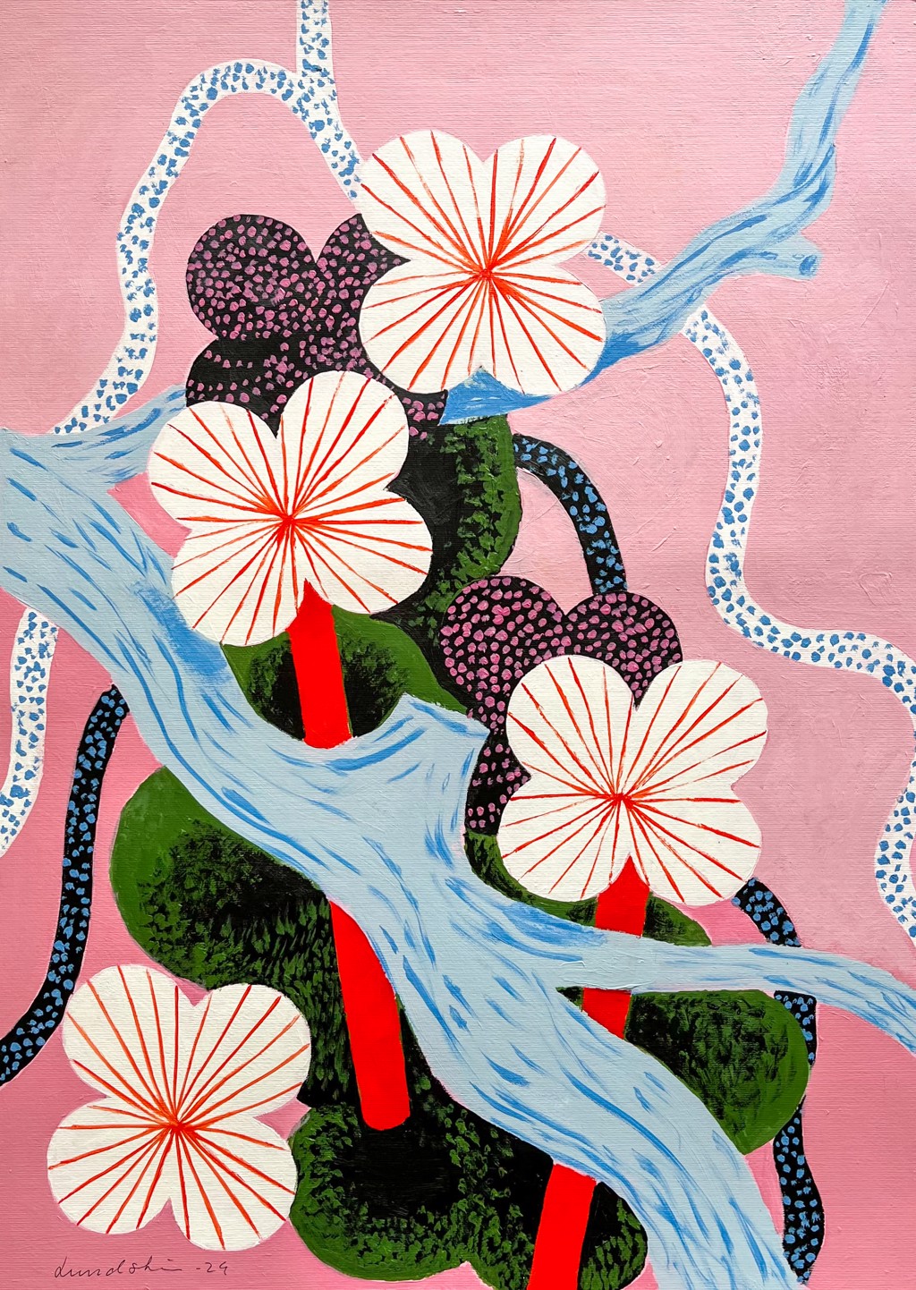 Ikebana Flowers 4 by Maria Lundström