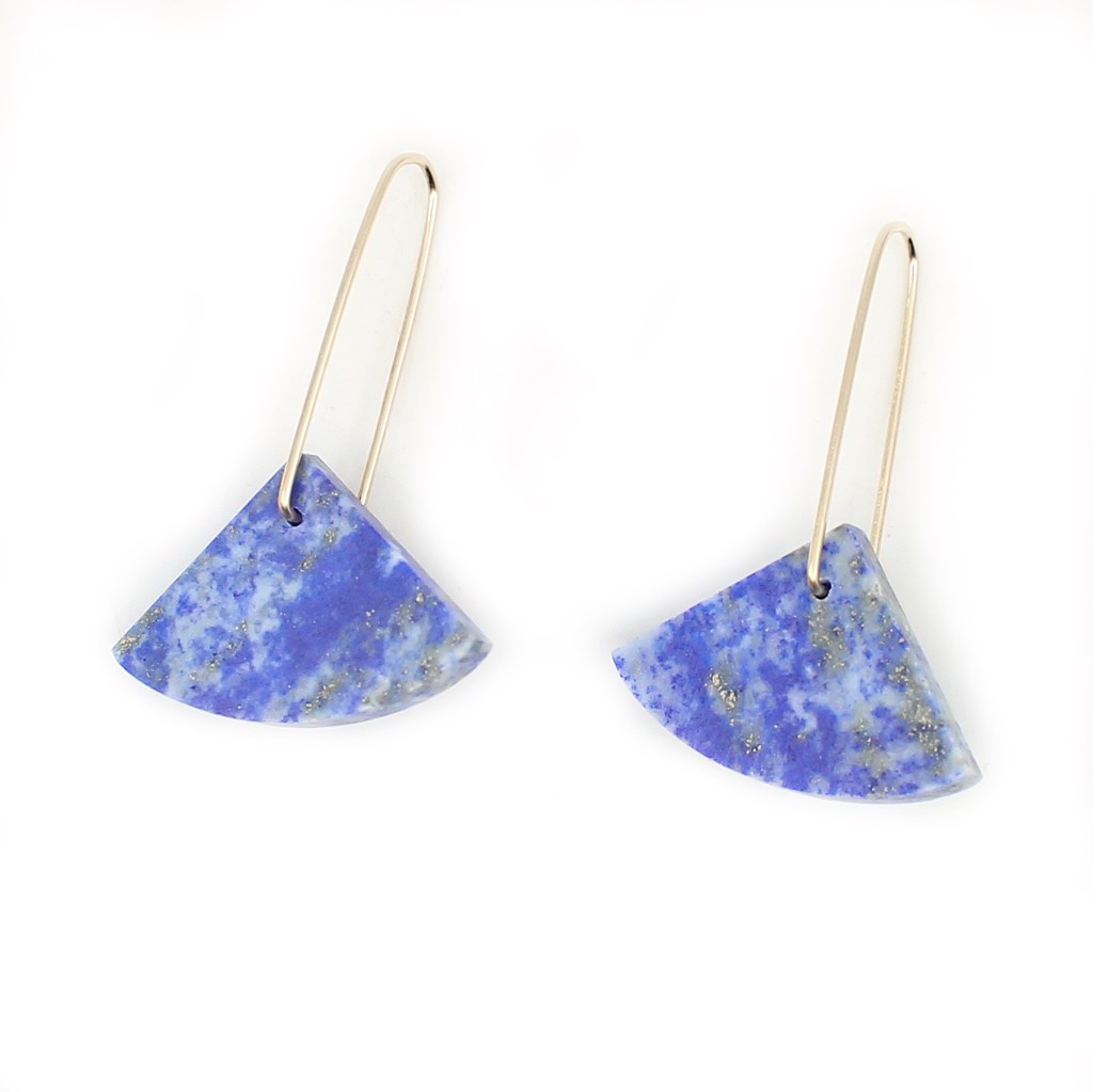 Lapis Earrings by Alison Jean Cole