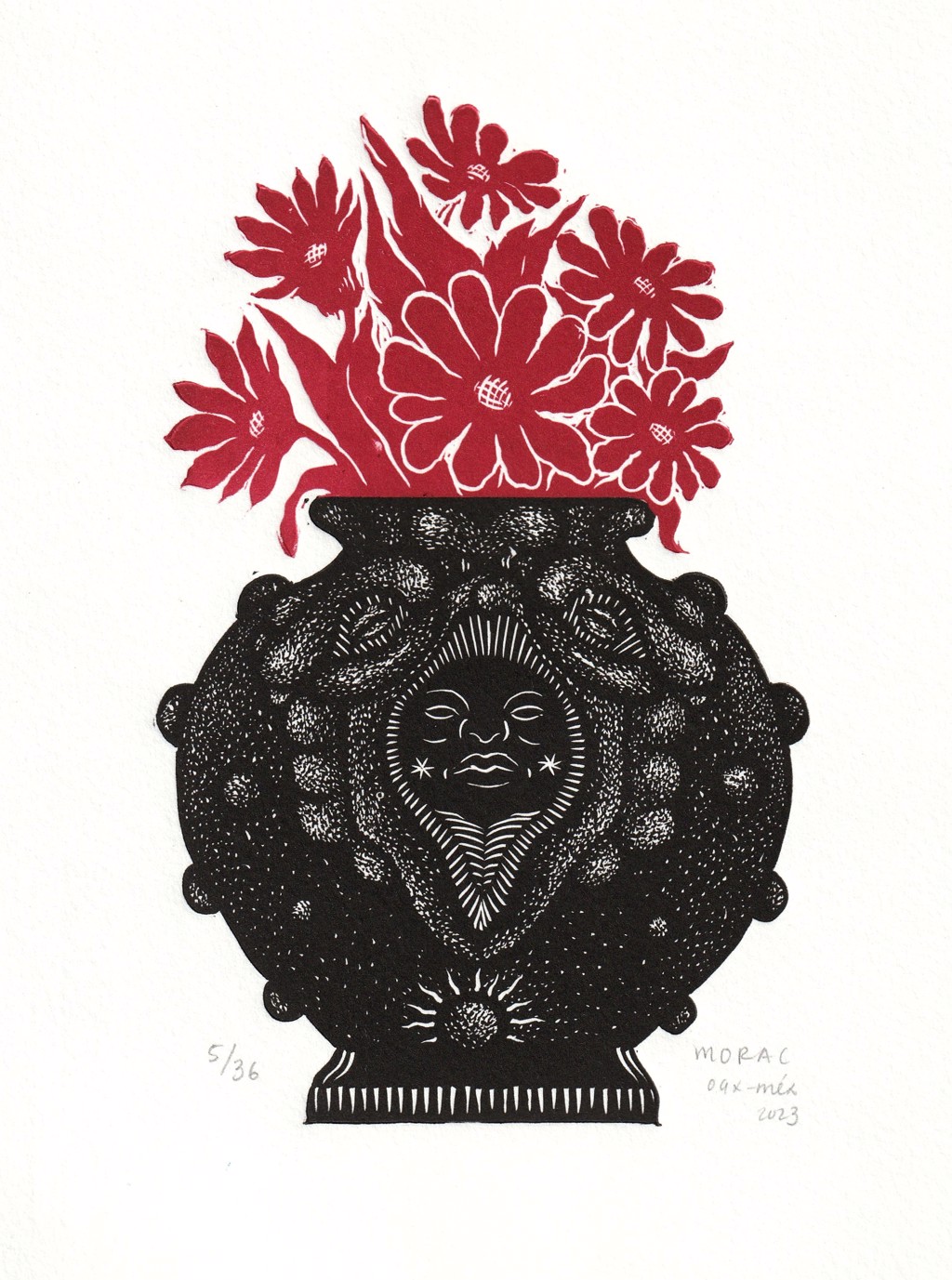 Florero Con Vasila by Gabriela Morac
