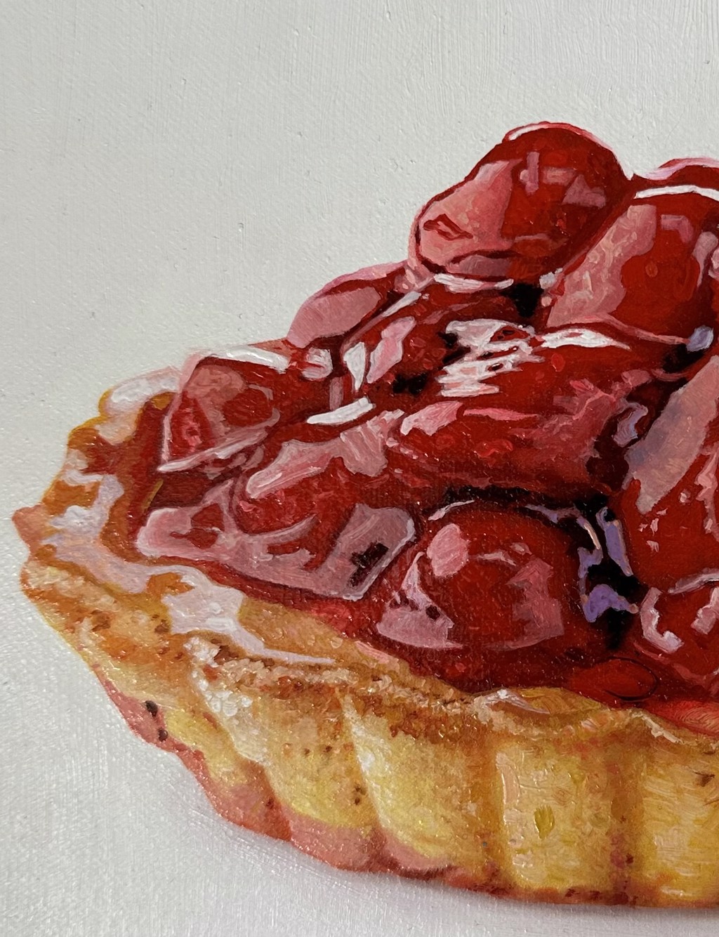 Strawberry and Cherry Tart with Hair by Marc Dennis
