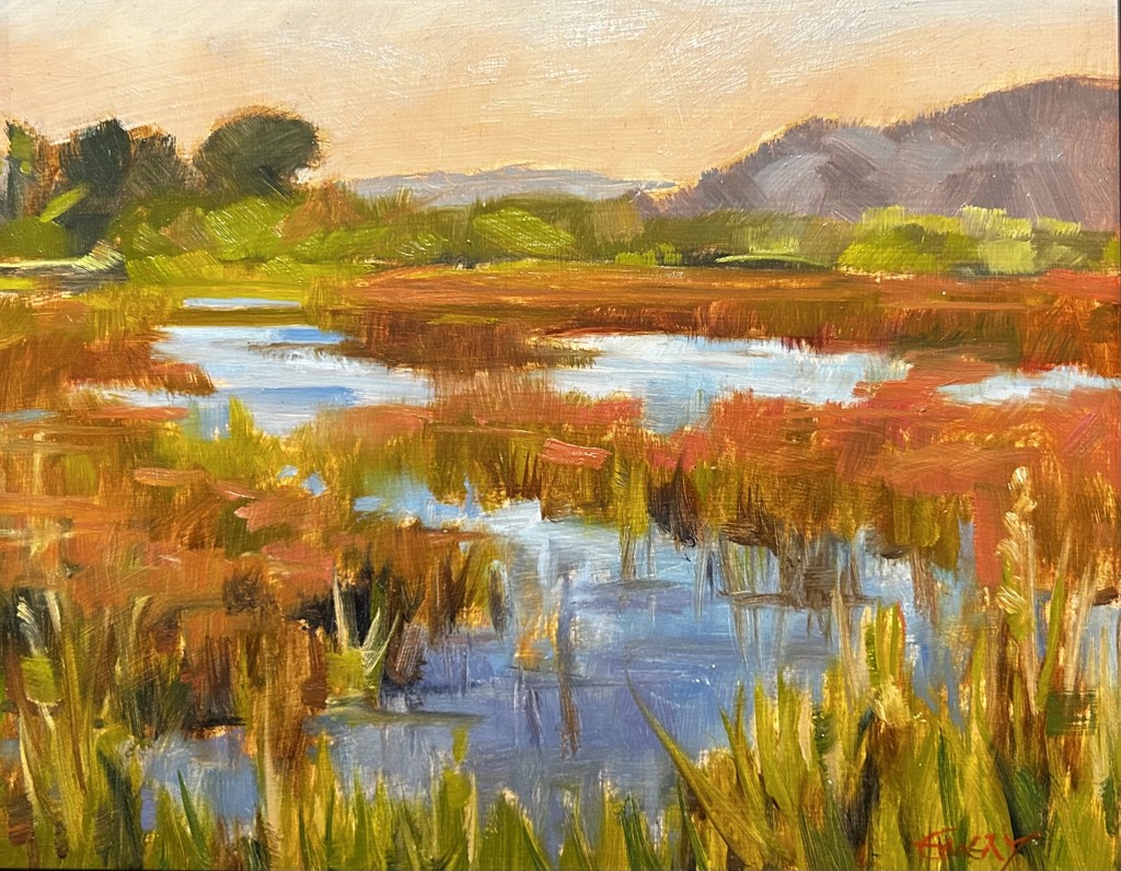 Carmel Lagoon Morning by Cornelia Emery