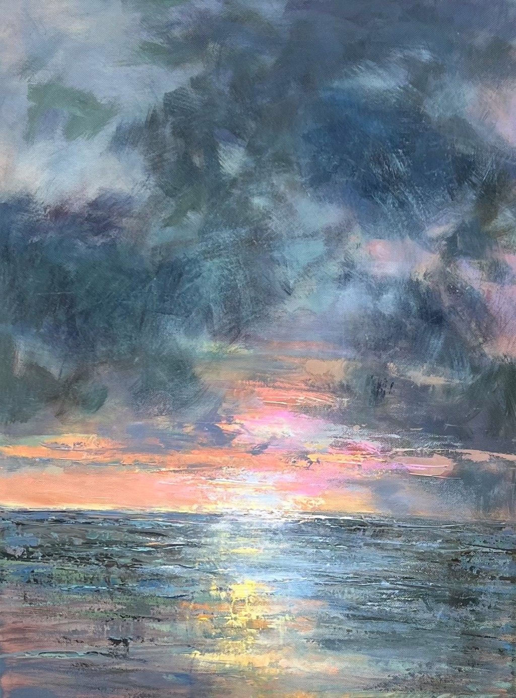 Aubergine Dusk by Susan Colwell