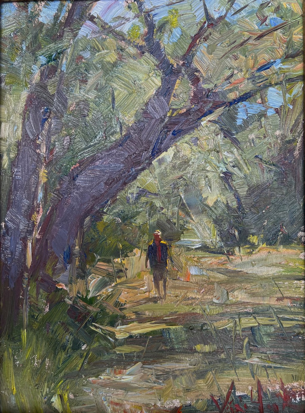Beneath the Oaks by George Van Hook
