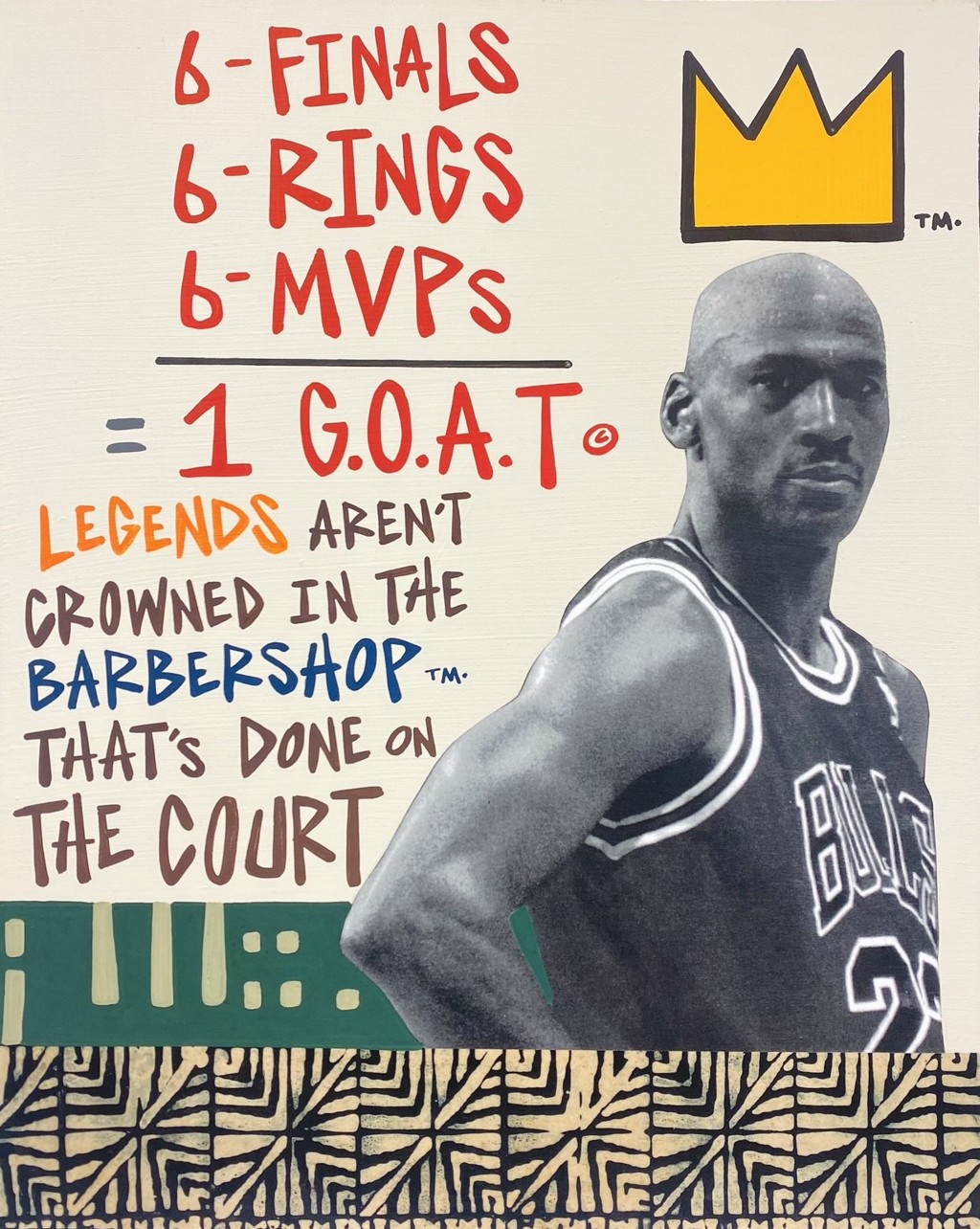 There's Only One GOAT by Milton Bowens