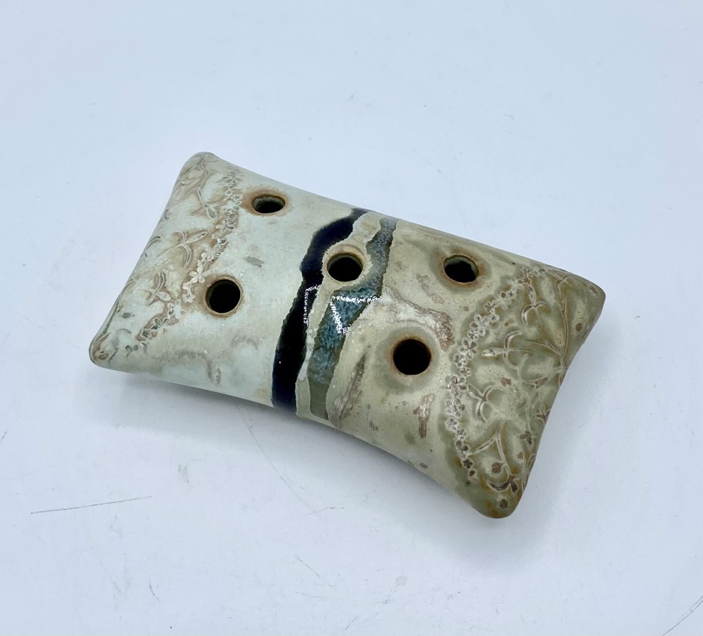 Flower Pillow by J. Wilson Pottery