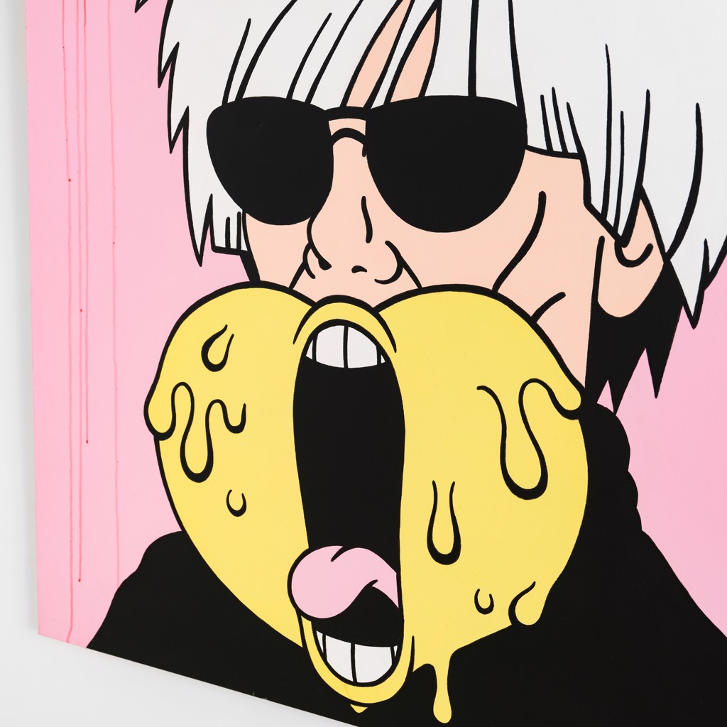 Wharhol Screaming Heart (Yellow) by Antoine TAVA
