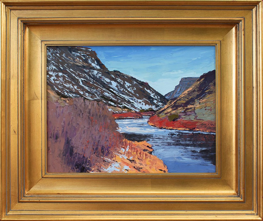 Winter in the Gorge by Ken Daggett