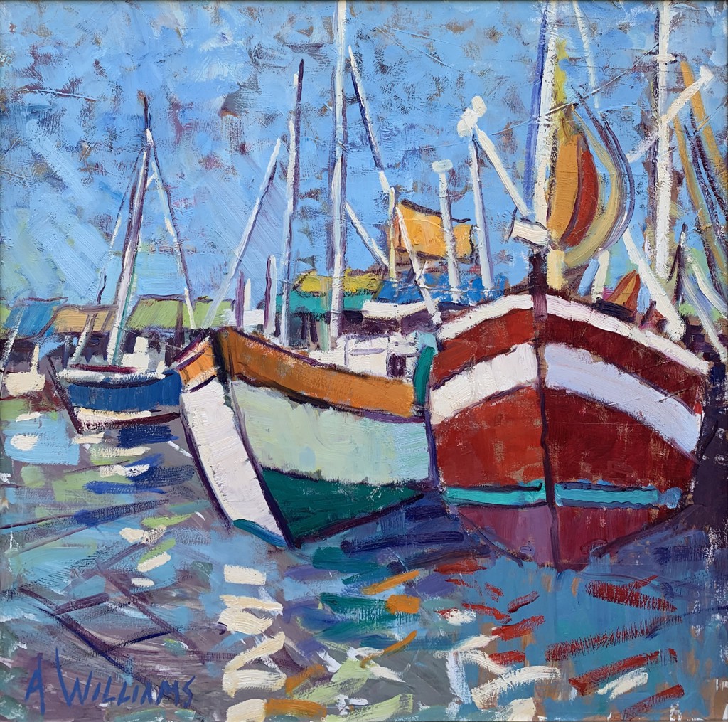 Fishing Boats of St-Tropez by Alice Williams | Alice Williams Co.