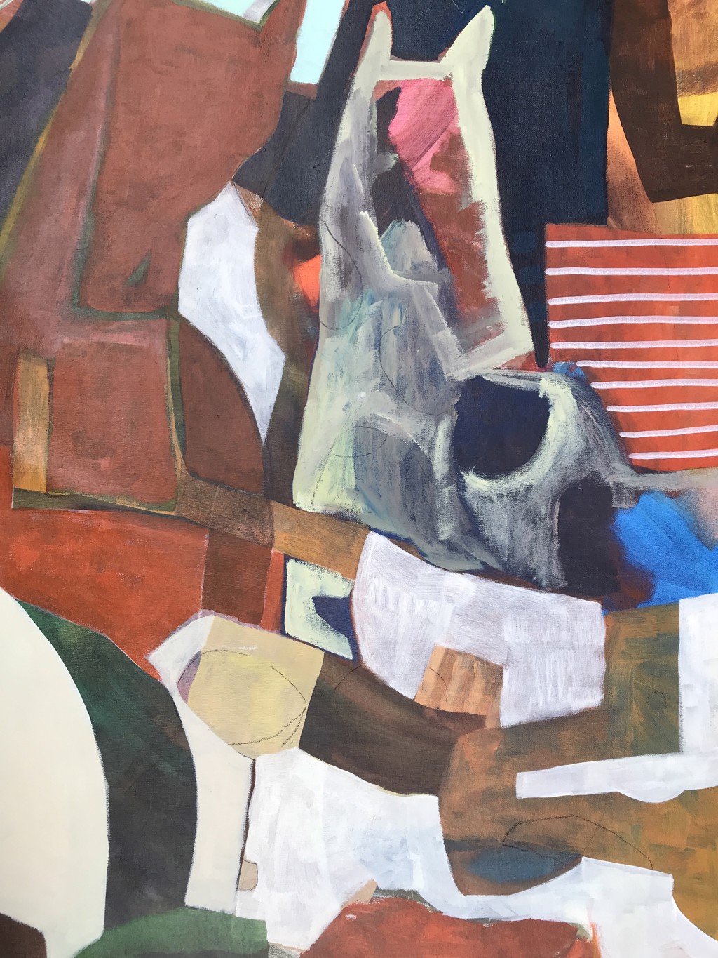 Gauchos con caballos y mantas de lana by Rachael Van Dyke