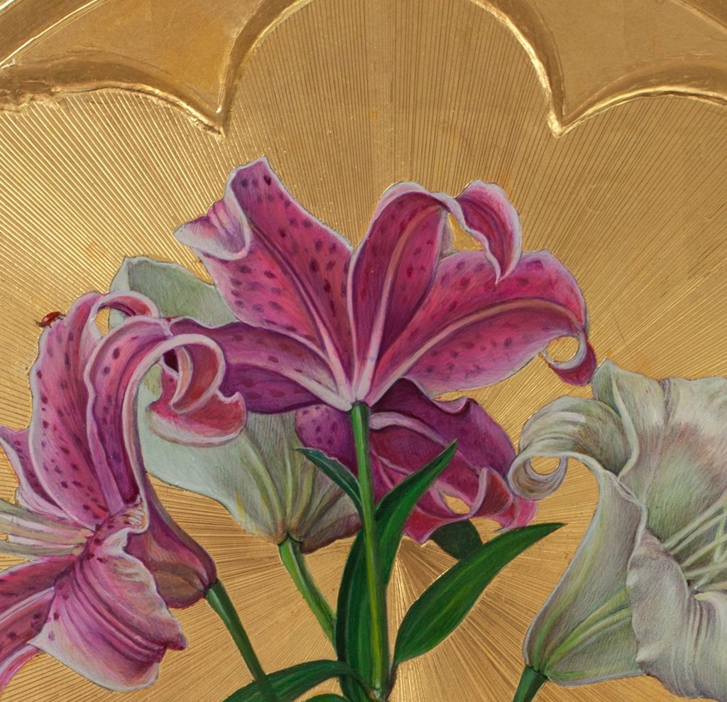 Four Lilies by Fred Wessel
