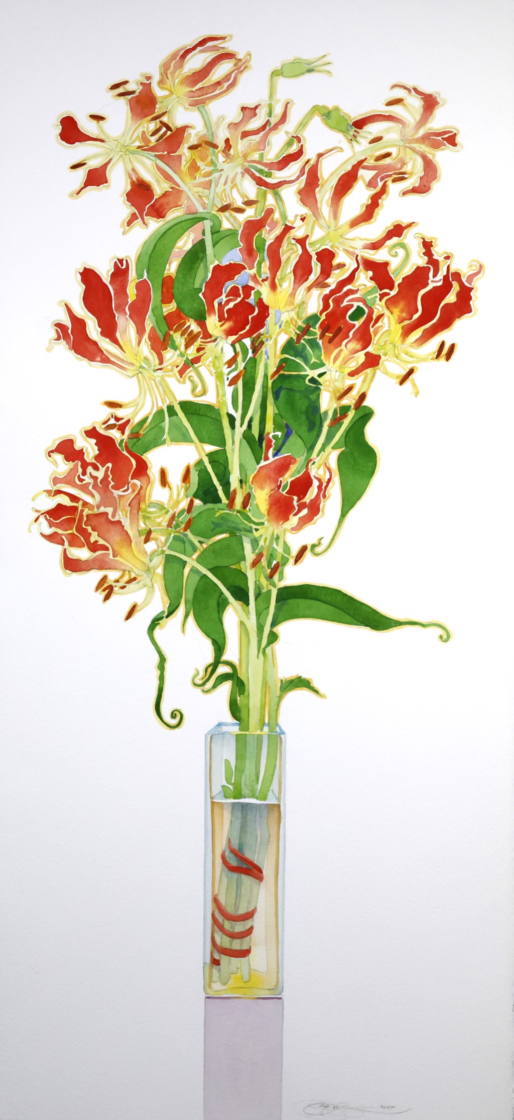 Spidery Lilies by Gary Bukovnik | Andra Norris Gallery