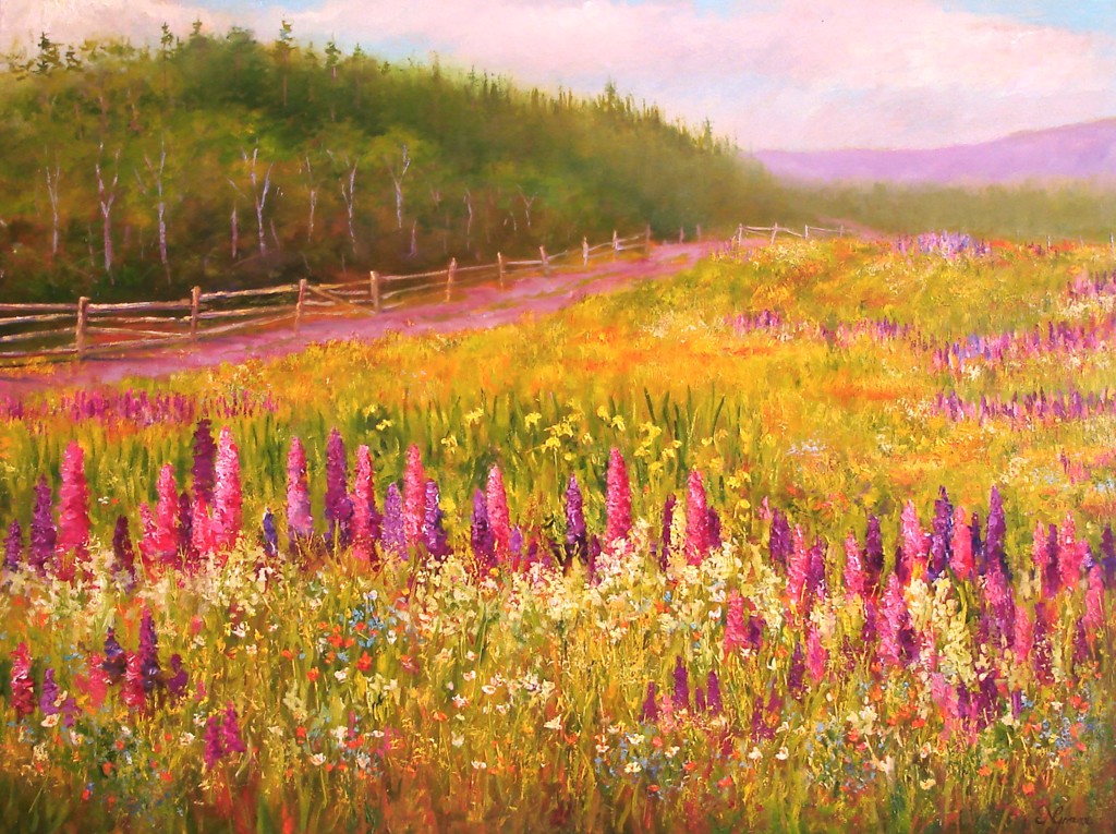 The Country Lane by MICHAEL GREENE