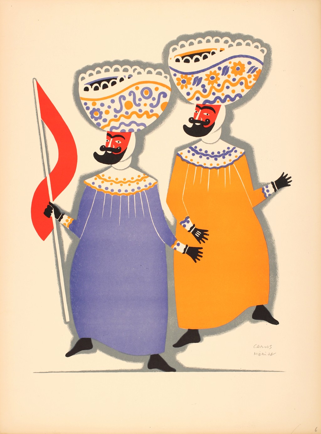 Dance of the Chinelos by Carlos Mérida