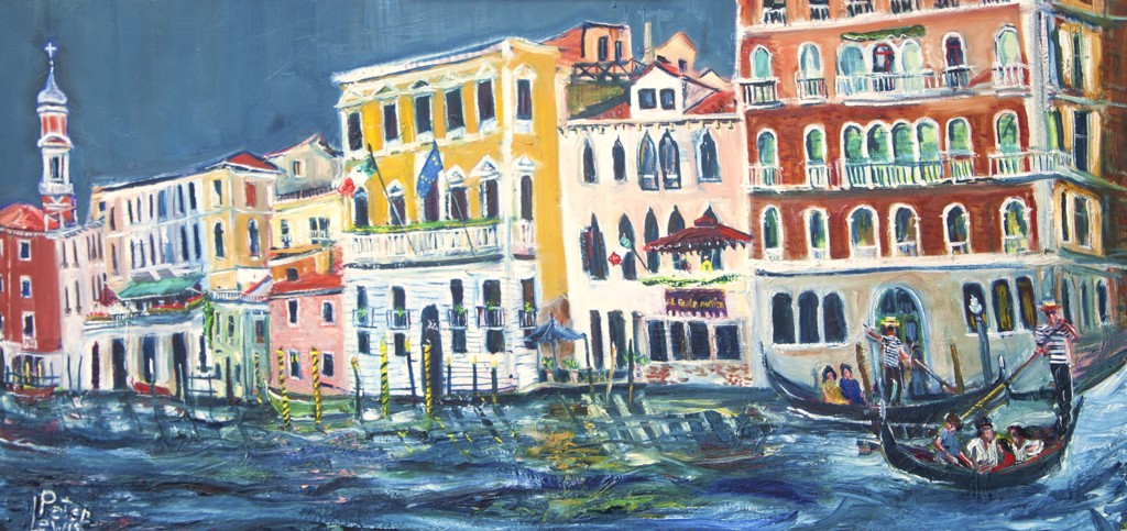 Above Rialto, Venice by PETER LEWIS