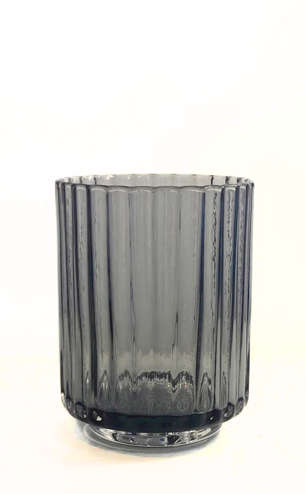 Ripple Rocks Glass (Black) by Dahlia Bushwick | North Carolina Glass Center