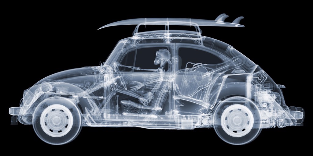 1971 California Bug by Nick Veasey