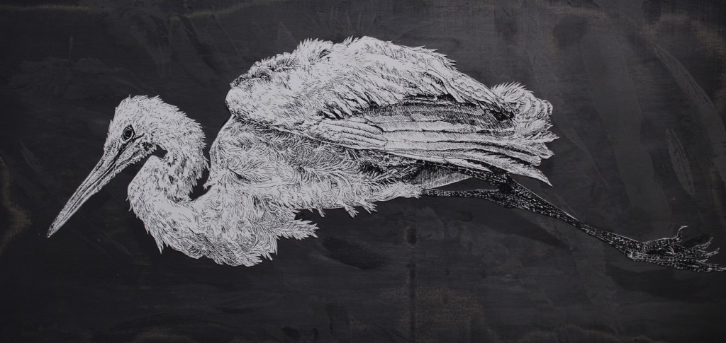 Egret 3 by Pippin Frisbie-Calder
