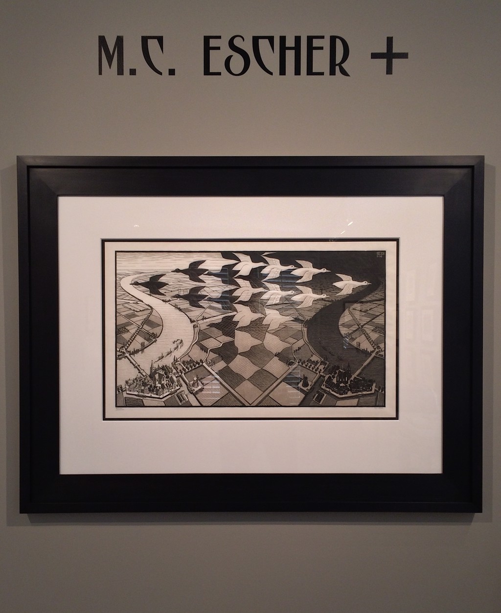 M.C. Escher mcエッシャー　Day&Night 昼と夜 Day and Night by M.C. Escher