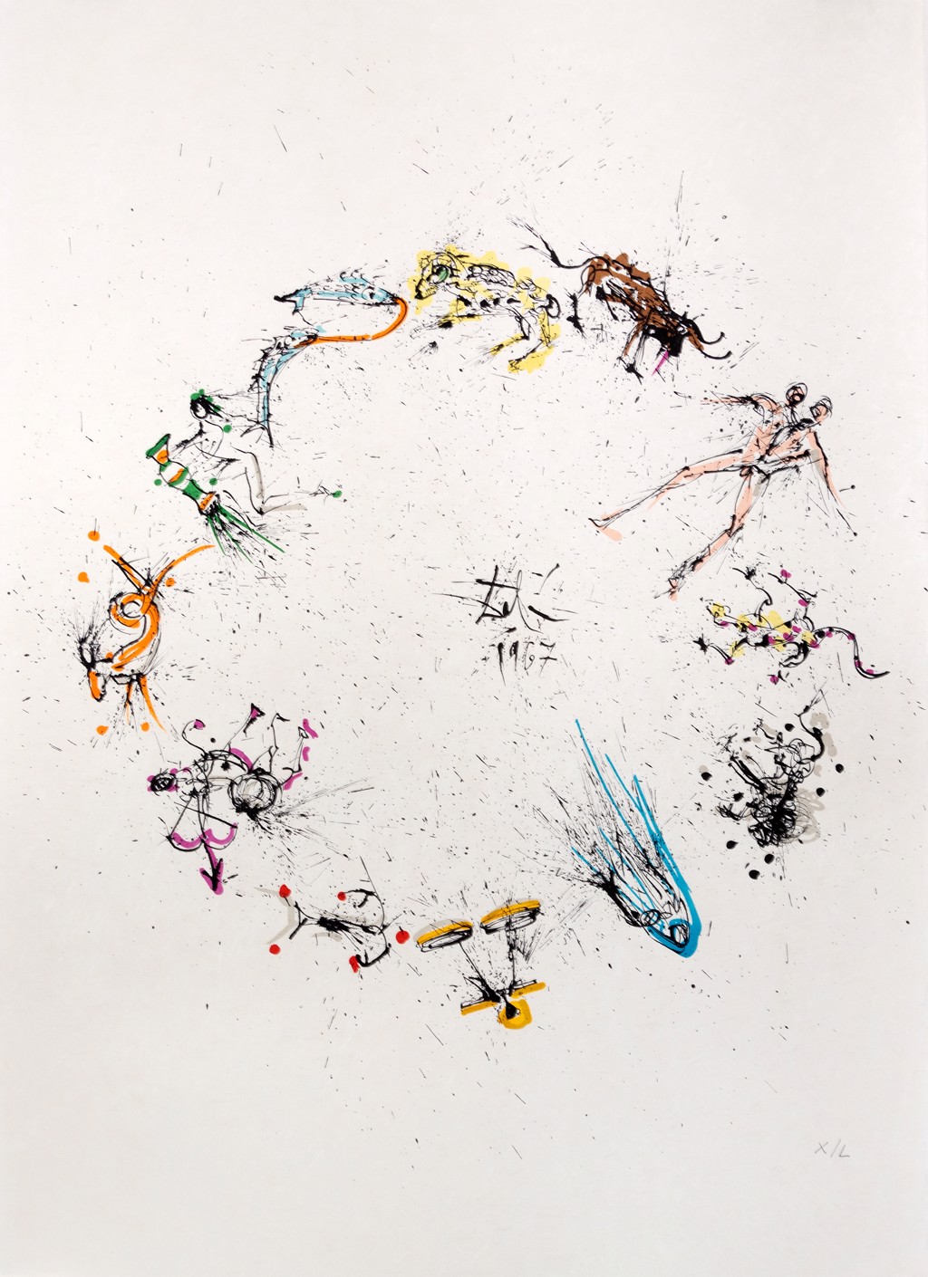 The Twelve Signs of the Zodiac Full Portfolio of 13 Original