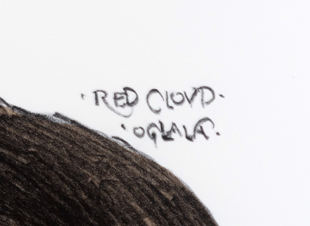Red Cloud- Oglala by Leonard Baskin | David Barnett Gallery