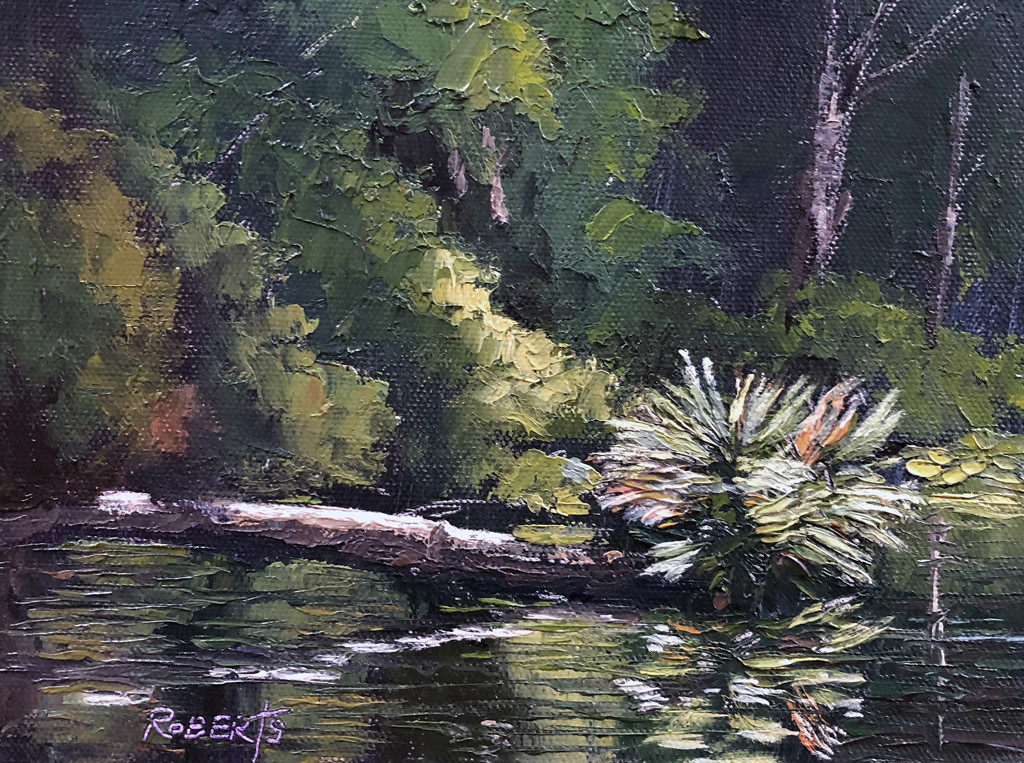 Palm Reflection by Robin Roberts