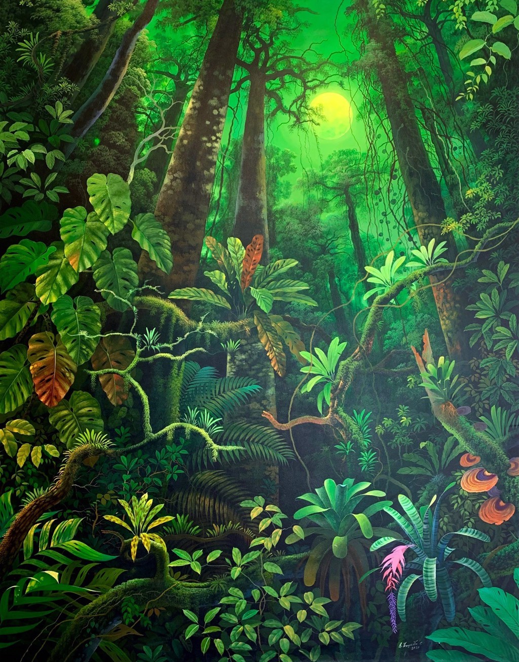 絵画 Forest Hills Peruvian Forest by Alfredo Zagaceta | Vail International Gallery