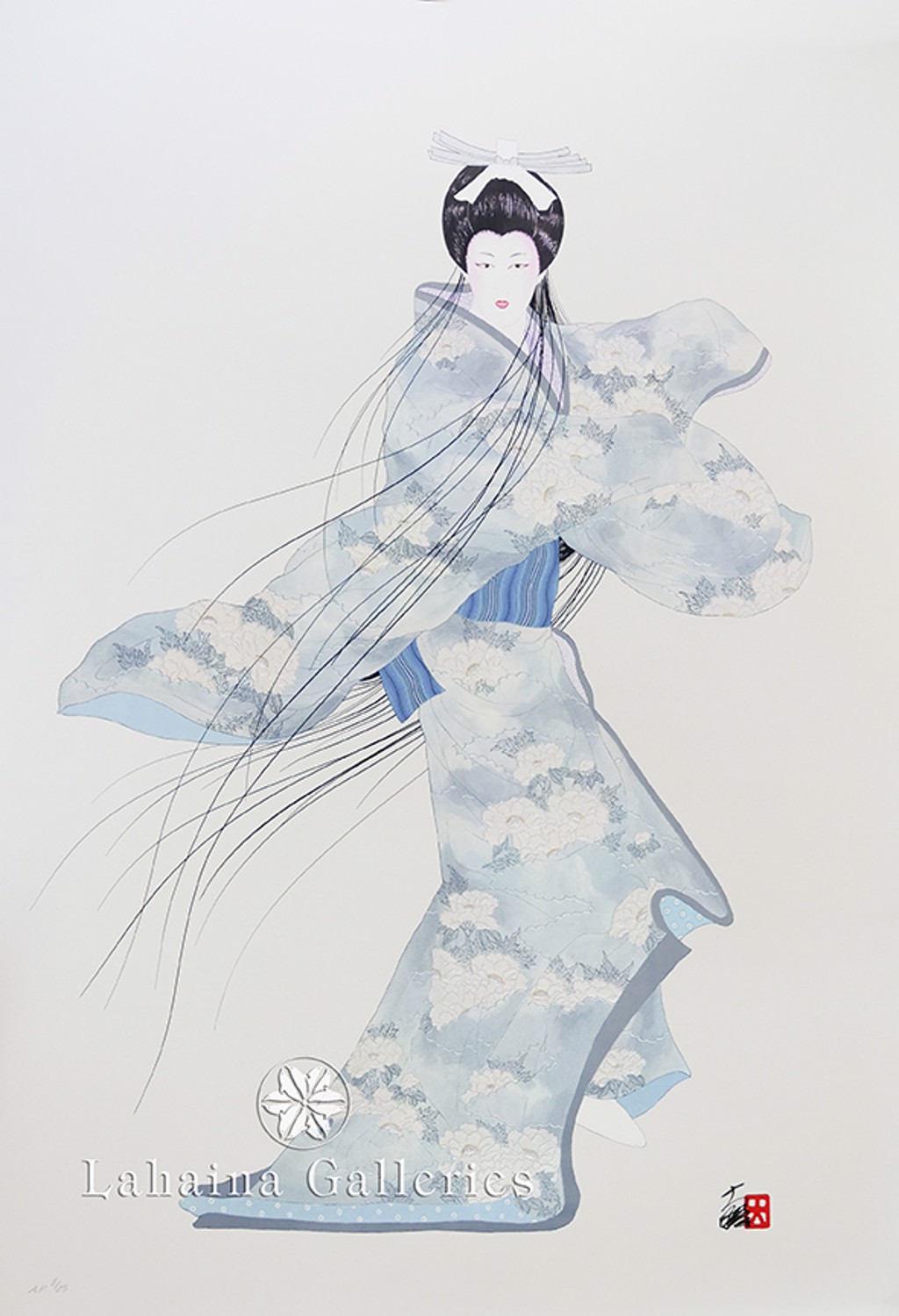 Lady Mieko - Winter by Hisashi Otsuka | Lahaina Galleries