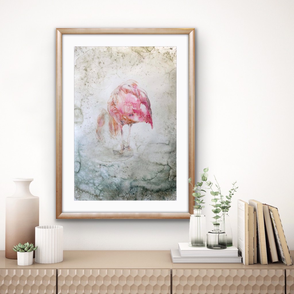 Birds of Florida -  Flamingo 2 by Carol Carter