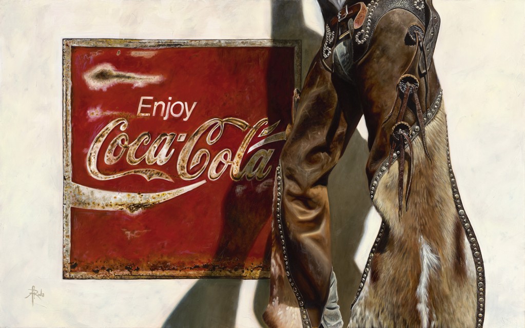 Coca Cola Cowboy (Sold) by Andrew Roda | Sage Creek Gallery