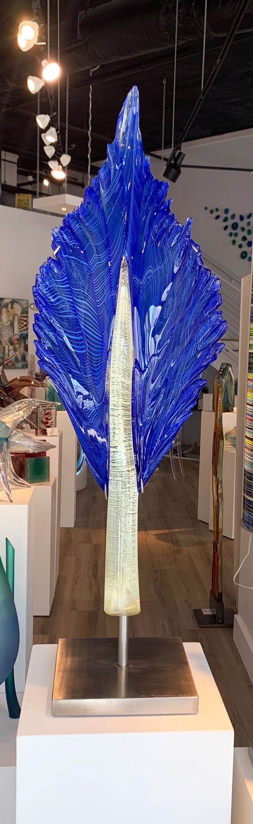 Cobalt Latticino   (*P) by Nic McGuire