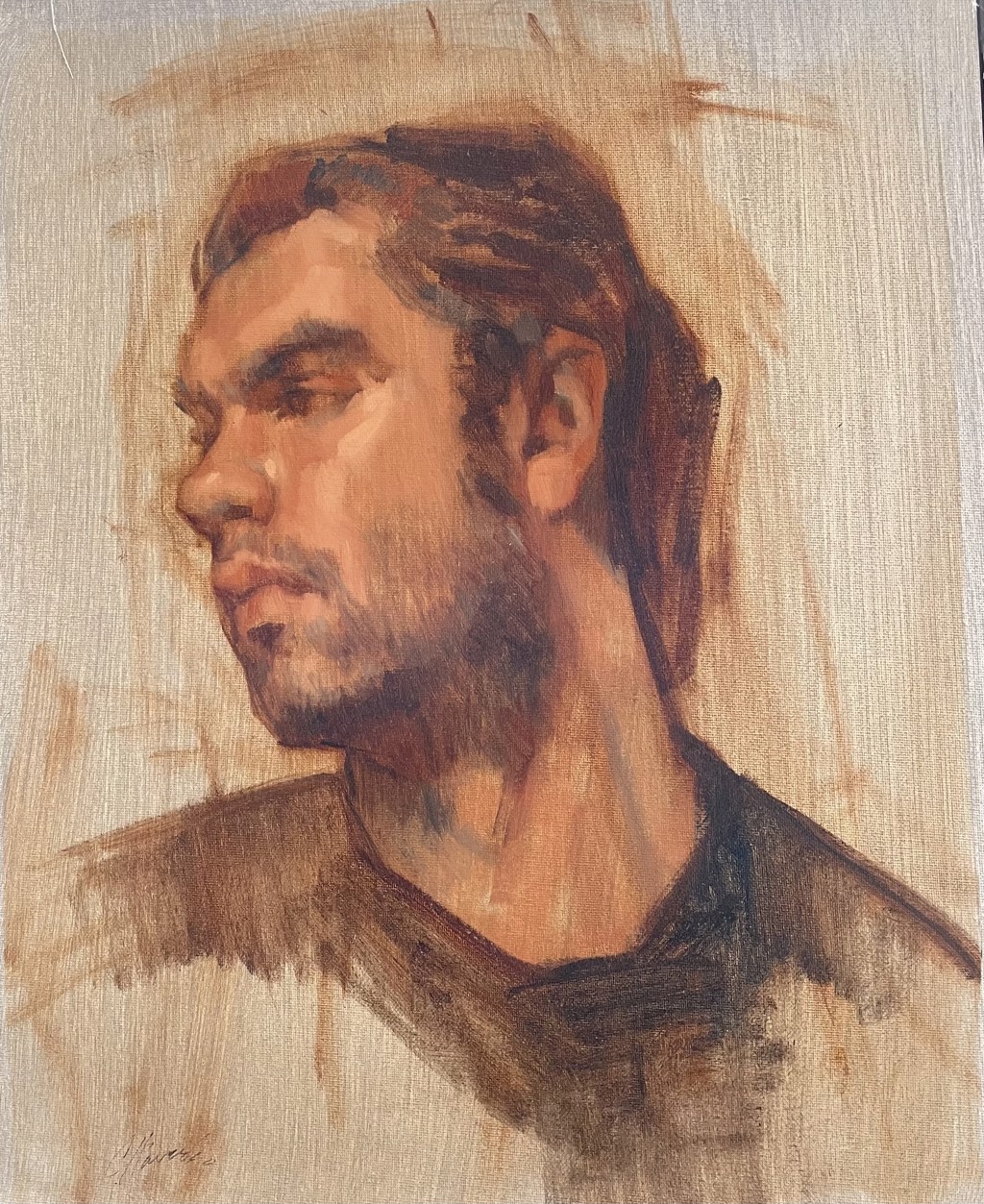 Oil Study by Catherine Haverkamp