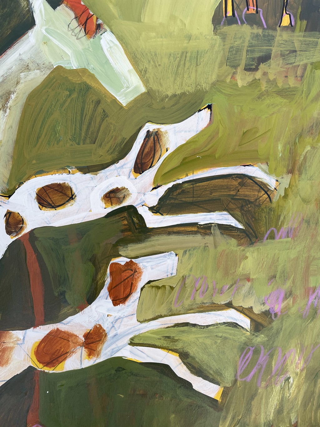 Master of the Hunt with Hounds and Fox Print Stock Tie by Rachael Van Dyke