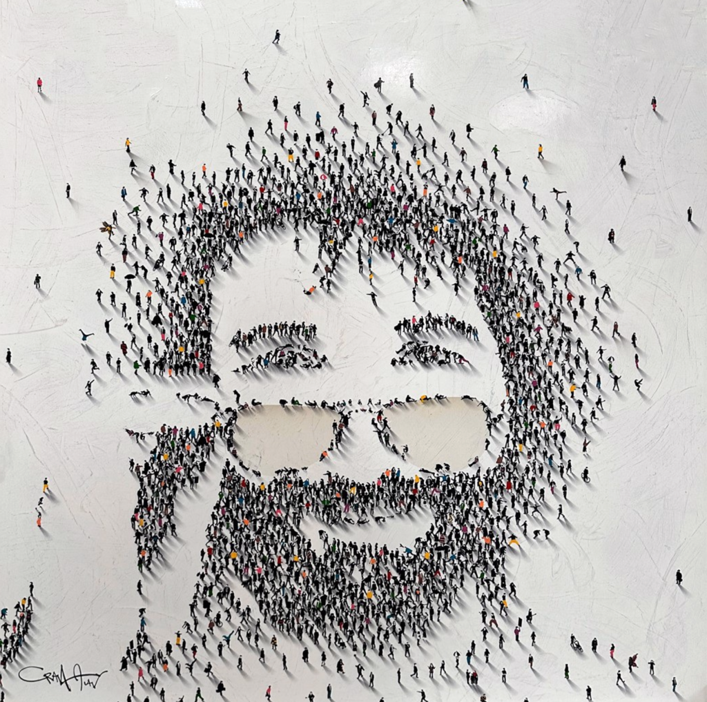 Craig Garcia クレイグガルシア  オマージュアート Like Licorice (Jerry Garcia) by Craig Alan | Lahaina Galleries