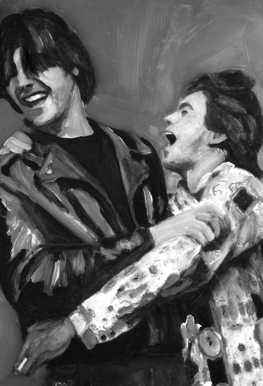 Keanu Reeves & River Phoenix by Christy Powers