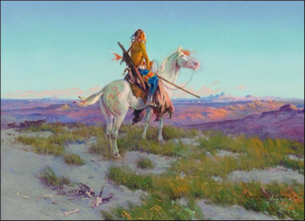 BLACKFOOT SCOUT by O.C. Seltzer [1877–1957]
