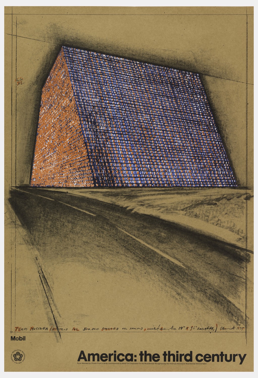 Texas Mastaba Exxon Mobile by Christo and Jean-Claude by Misc