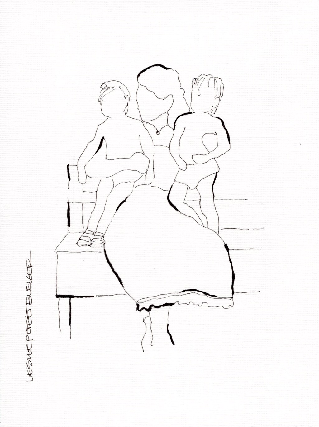 Mother and Child No. 9 by Leslie Poteet Busker